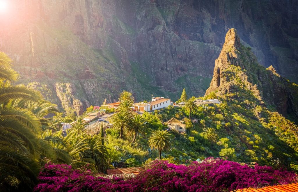 Bergdorf auf Teneriffa
