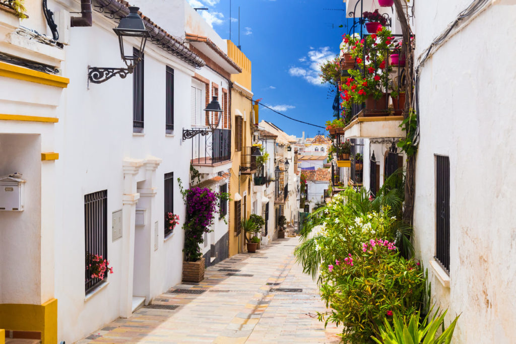 Die pitoreske Altstadt von Malaga