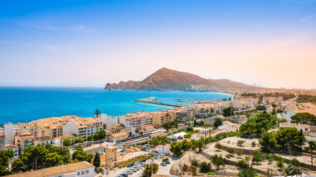 Altea an der Costa Blanca.