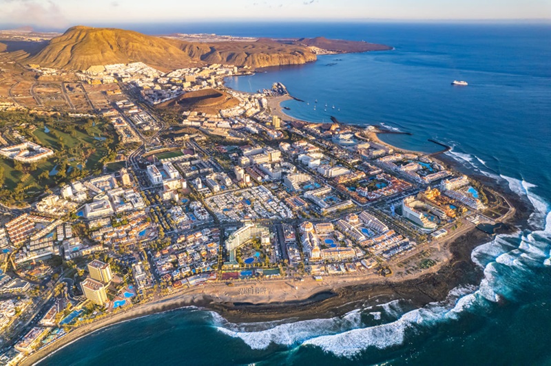 Sonnenuntergang über Playa de las Américas