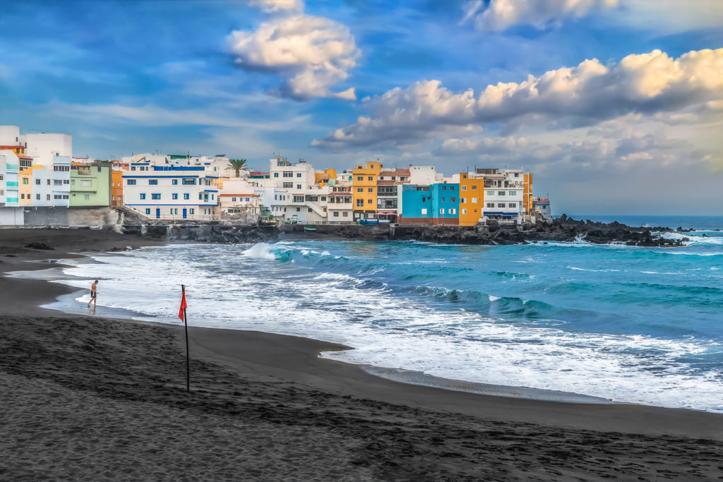 Strand Playa María Jiménez in Puerto de la Cruz