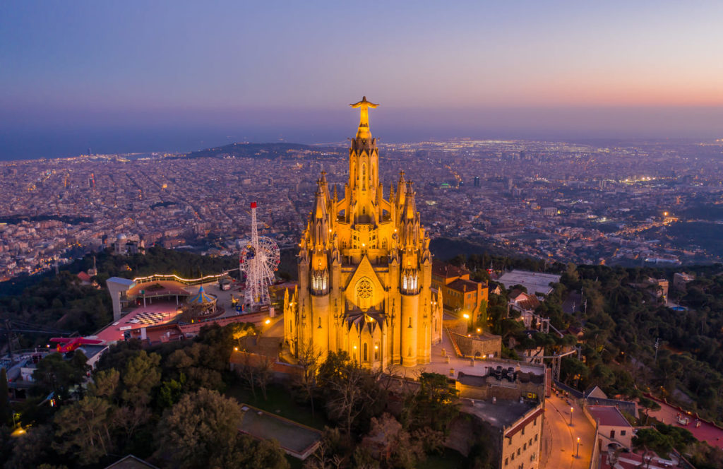 Barcelona bei Nacht.