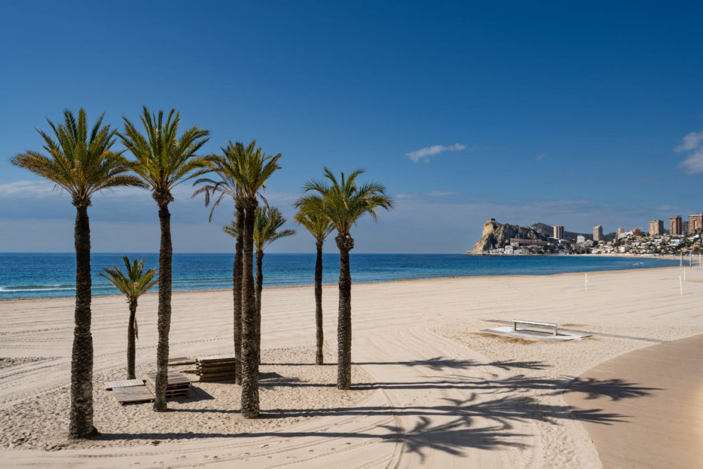 Strand an der Costa Blanca.